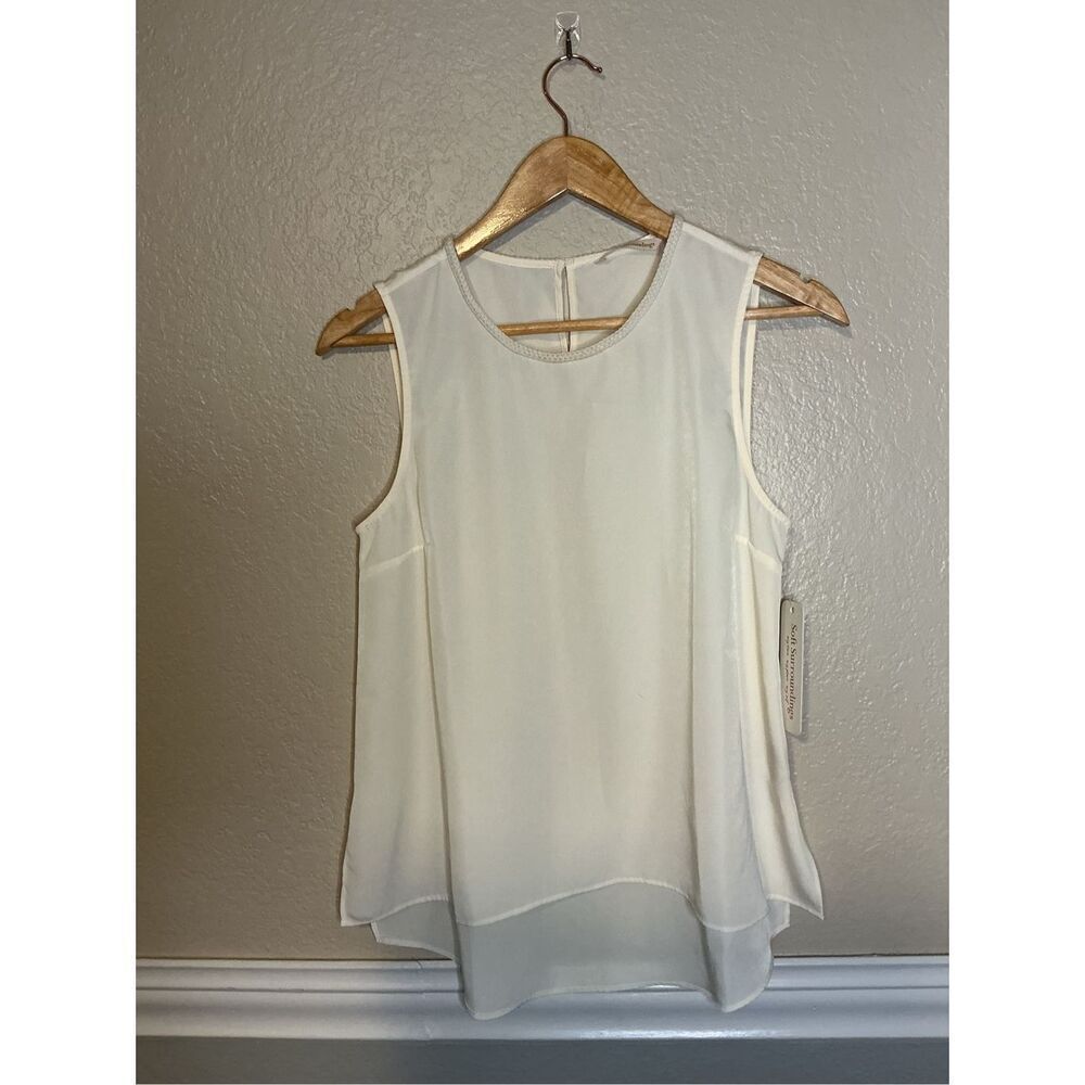 Soft Surroundings Dayla Top in Ecru